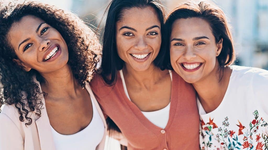 Hispanic Woman Smiling